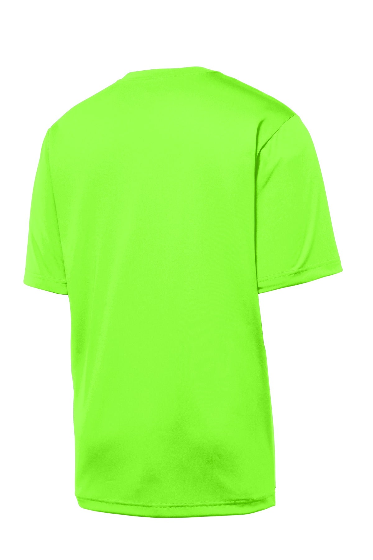 Sport-Tek PosiCharge Tough Tee ST320 - Neon Green - Back (flat)