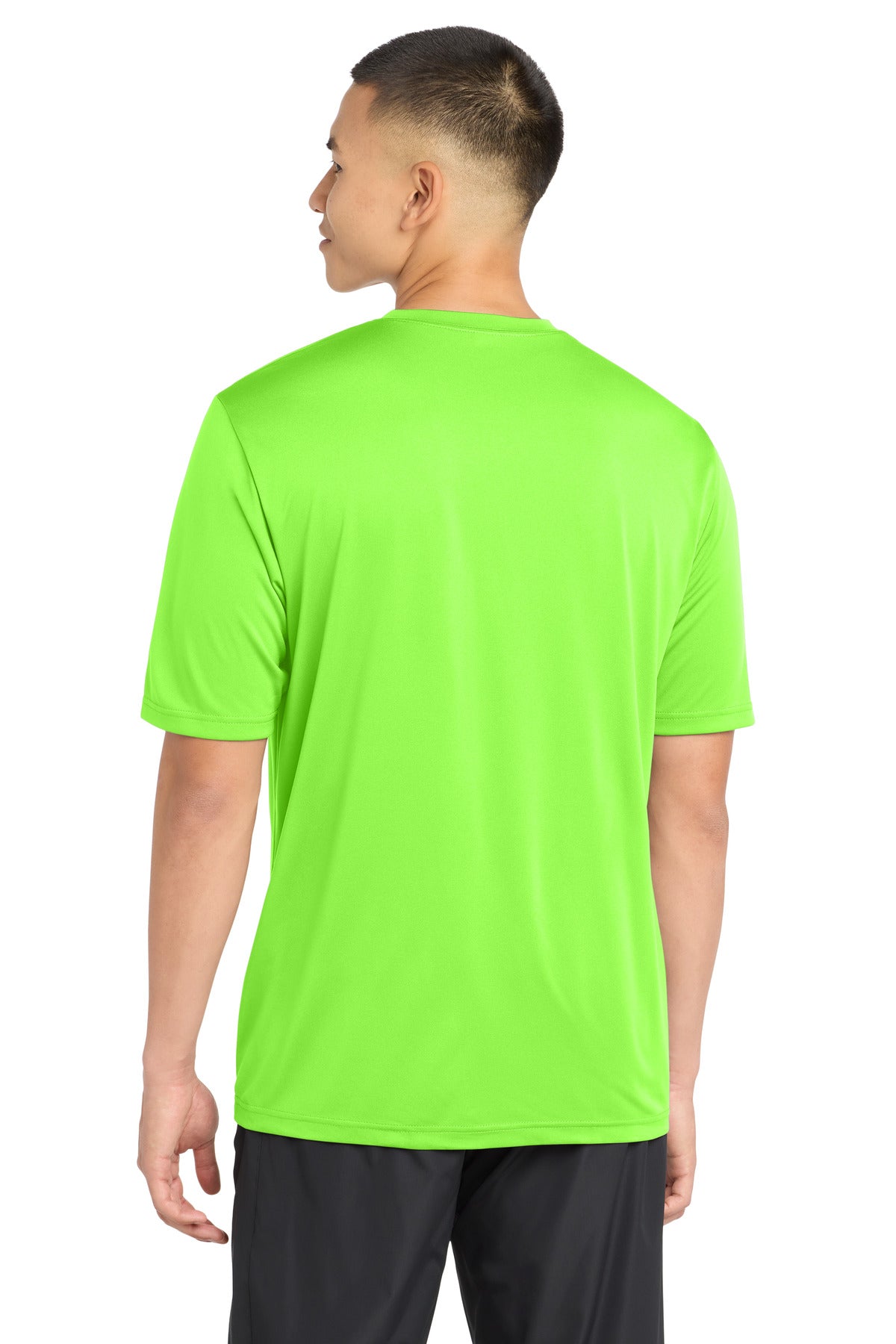 Sport-Tek PosiCharge Tough Tee ST320 - Neon Green - Back