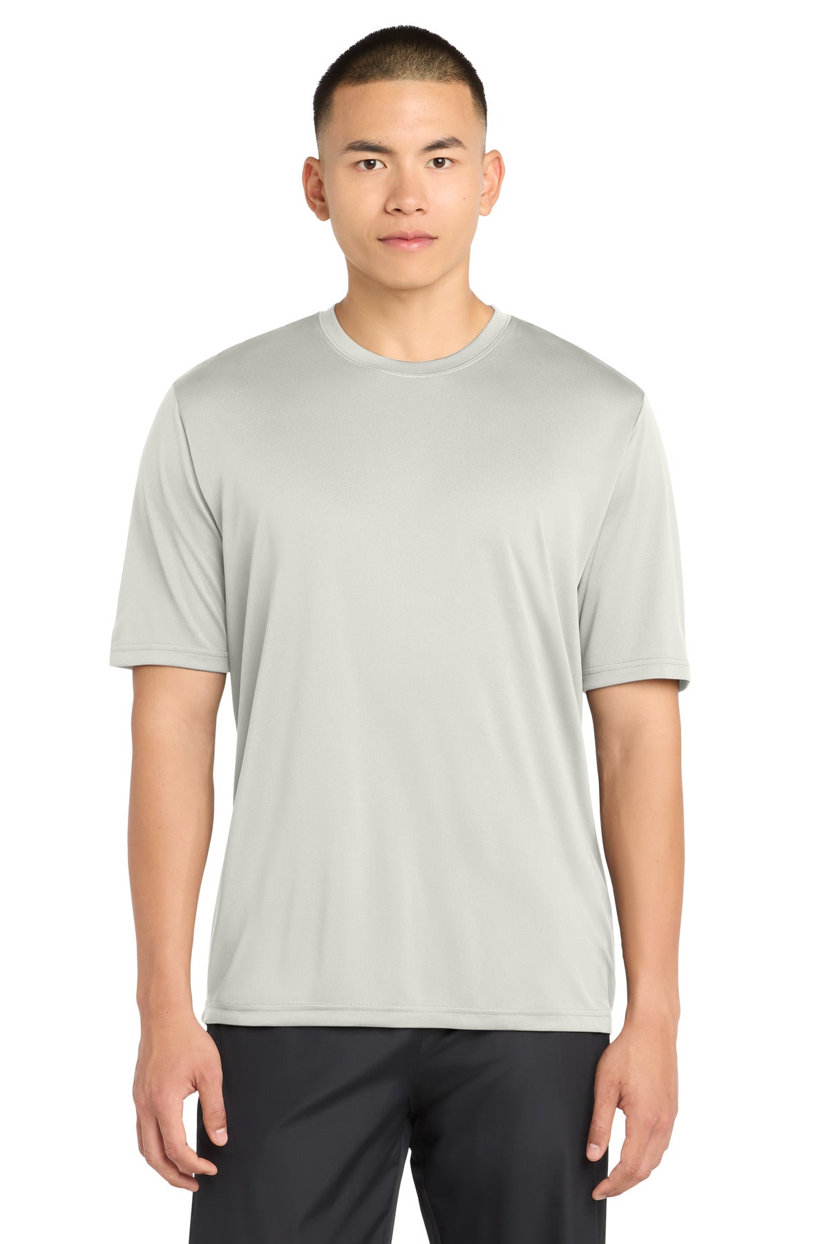 Sport-Tek PosiCharge Tough Tee ST320 - Silver - Front