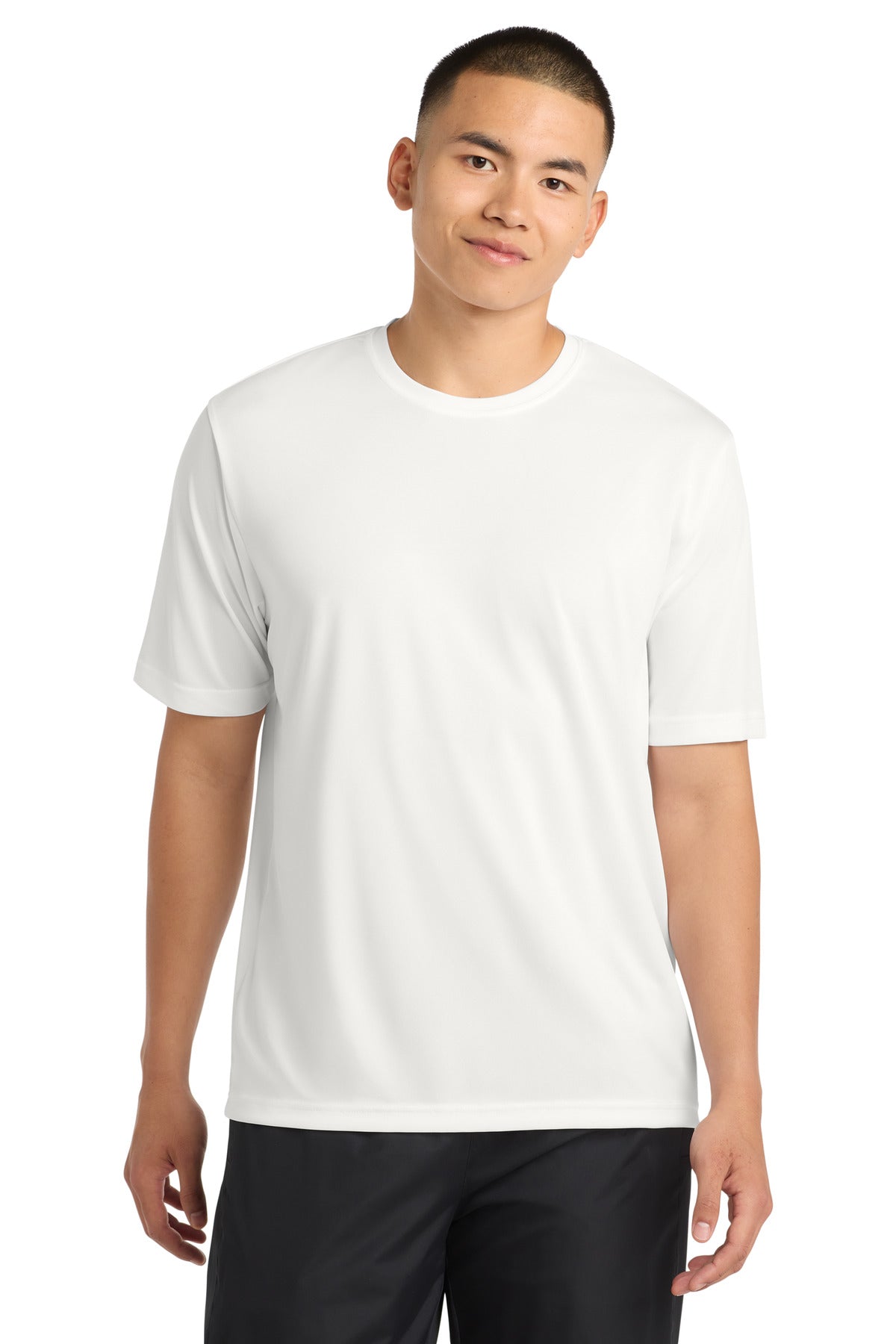 Sport-Tek PosiCharge Tough Tee ST320 - White - Front