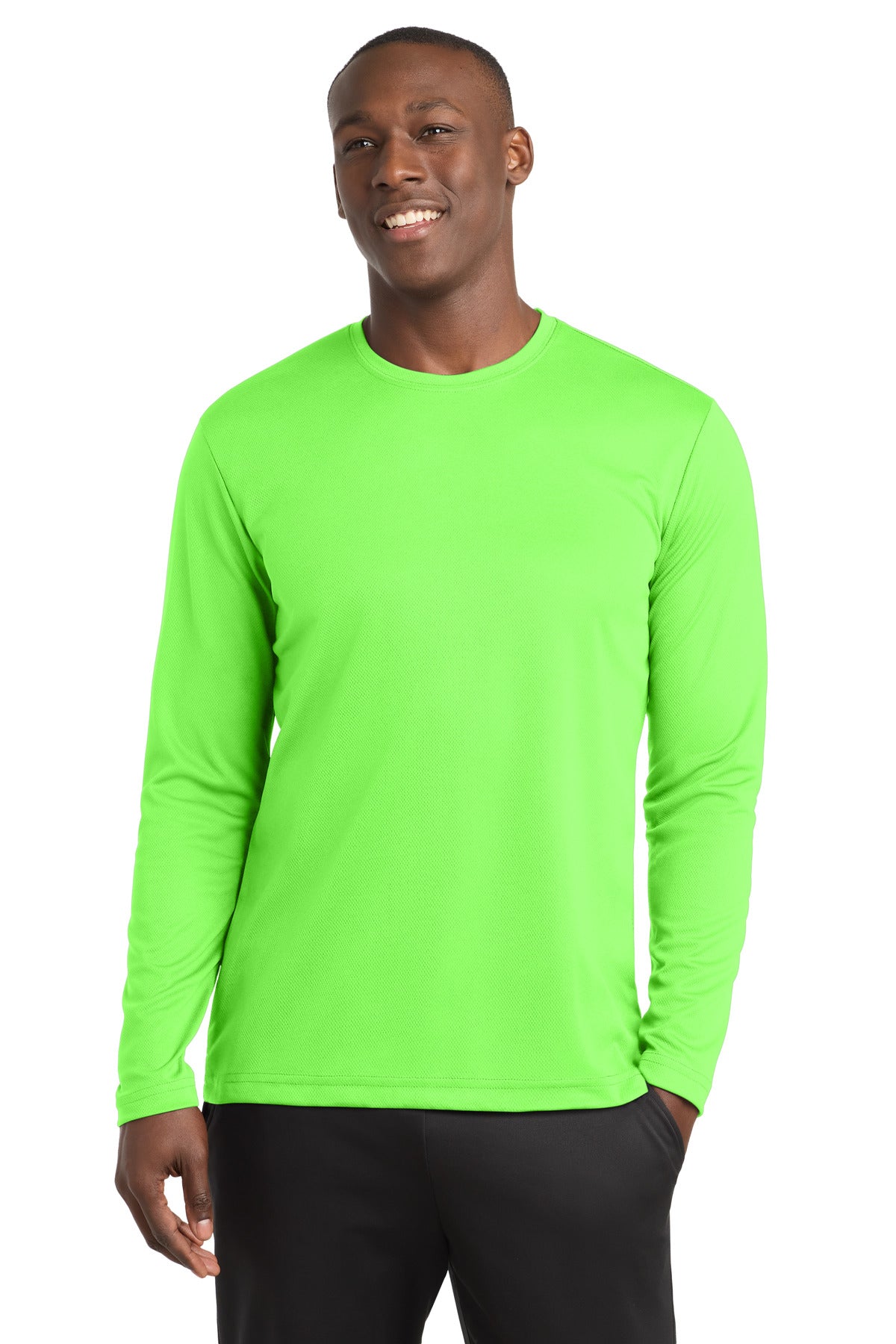 Sport-Tek ®  PosiCharge ®  RacerMesh ®  Long Sleeve Tee. ST340LS