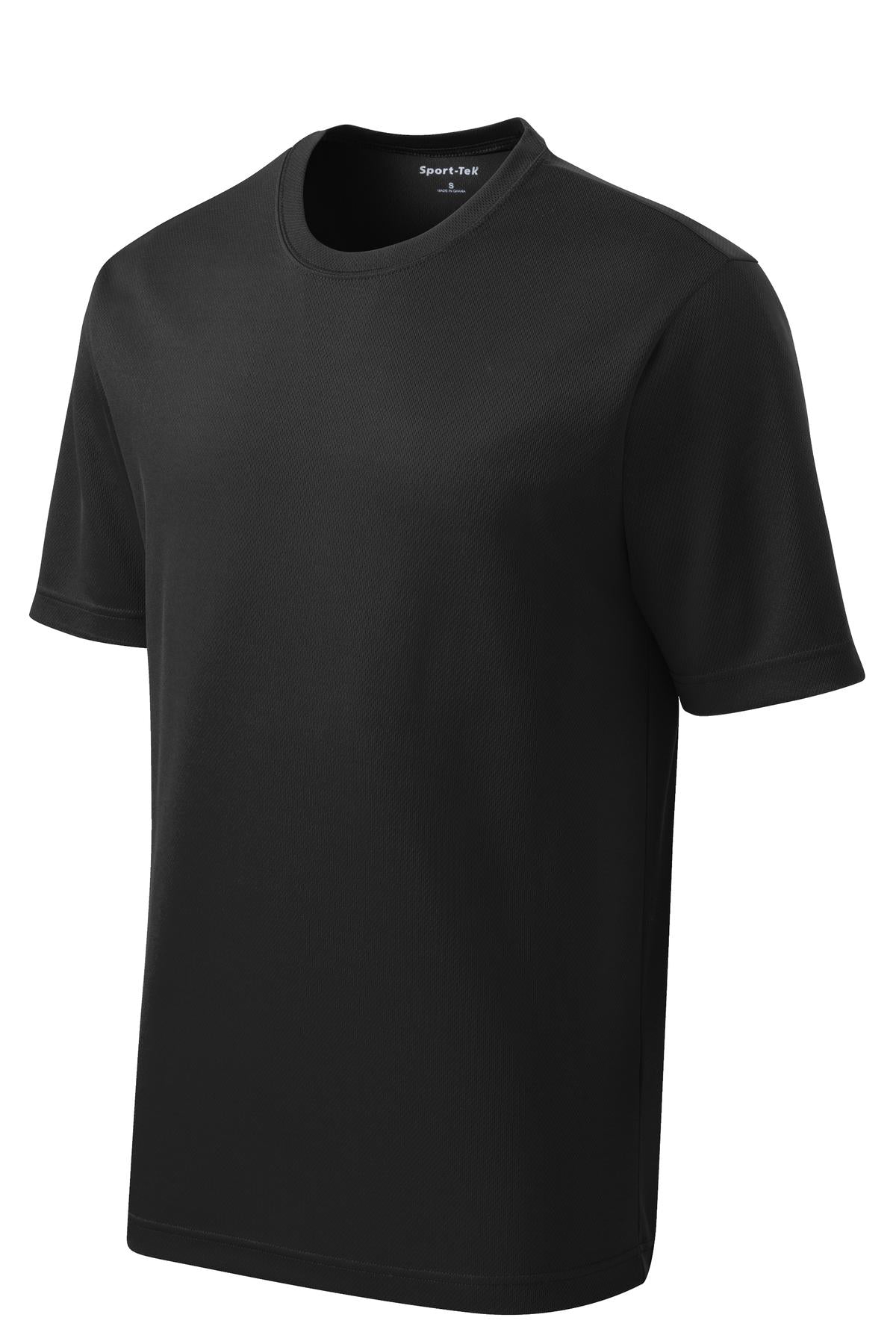 Sport-Tek PosiCharge RacerMesh Tee ST340 - Black - Front (flat)