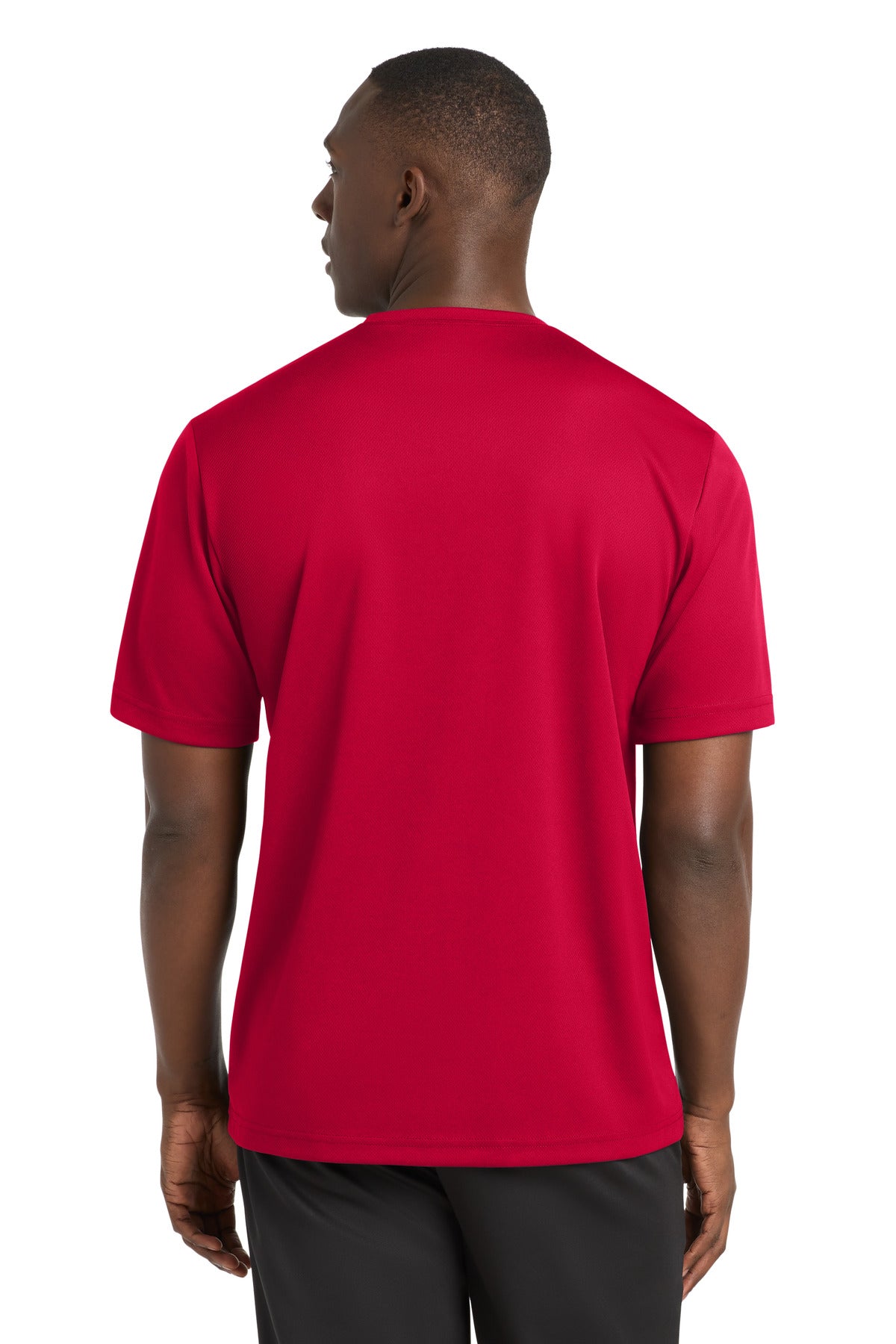Sport-Tek PosiCharge RacerMesh Tee ST340 - Deep Red - Back