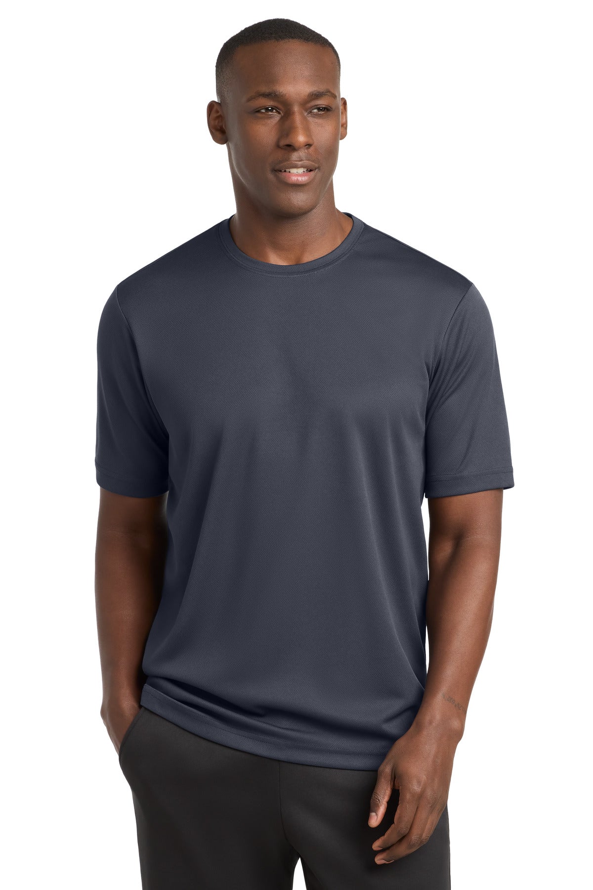 Sport-Tek PosiCharge RacerMesh Tee ST340 - Graphite - Front