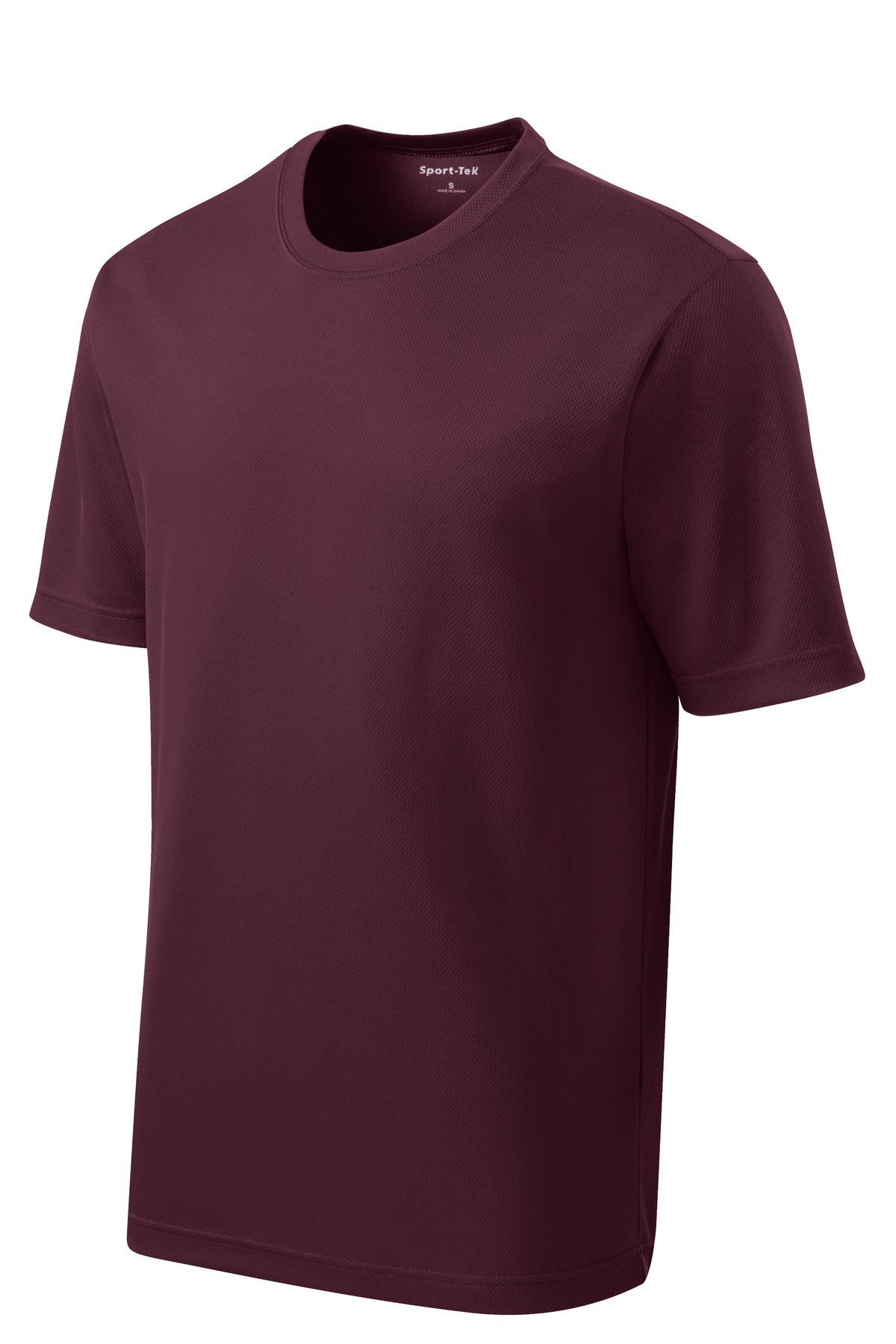 Sport-Tek PosiCharge RacerMesh Tee ST340 - Maroon - Front (flat)