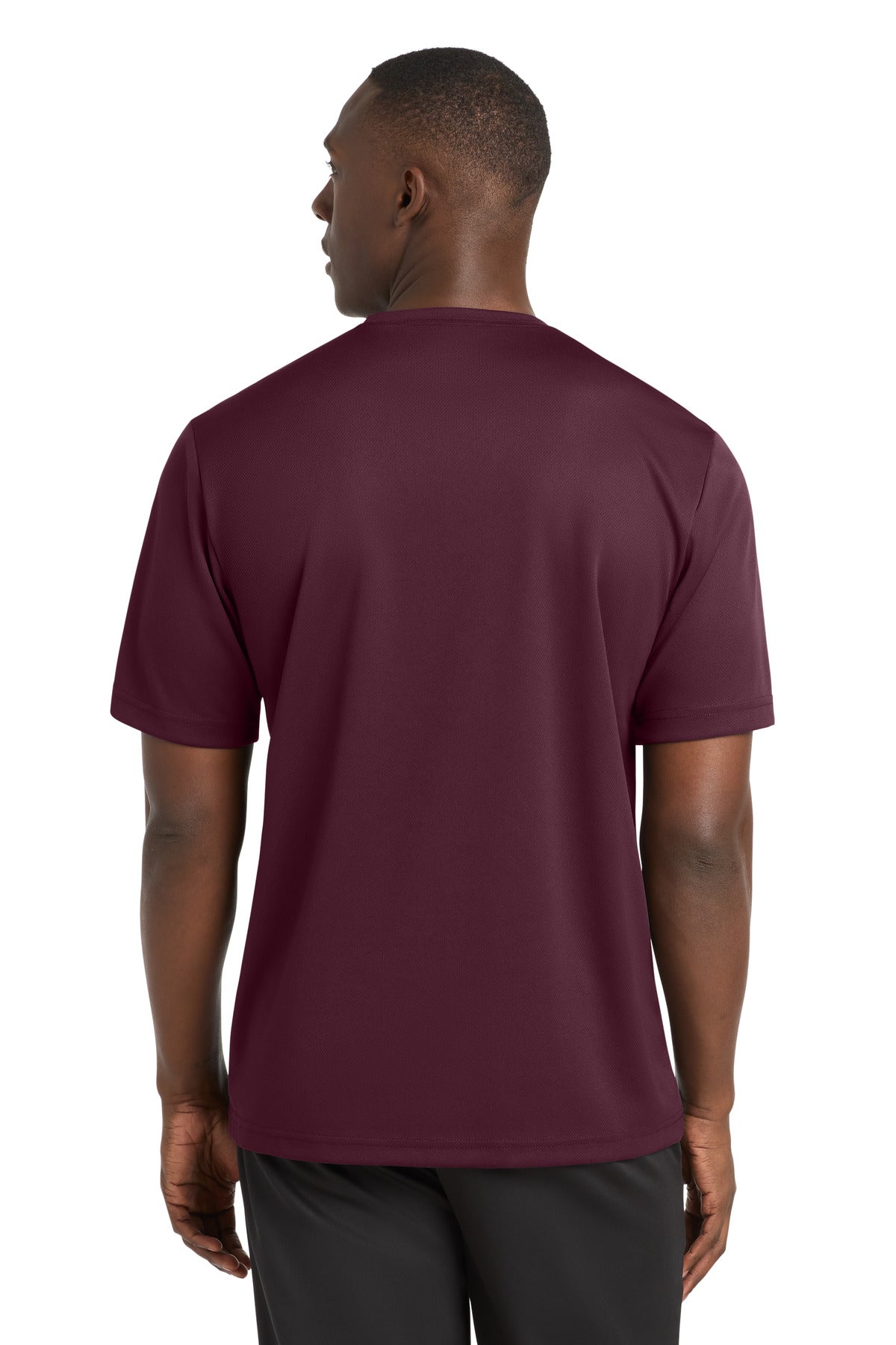 Sport-Tek PosiCharge RacerMesh Tee ST340 - Maroon - Back