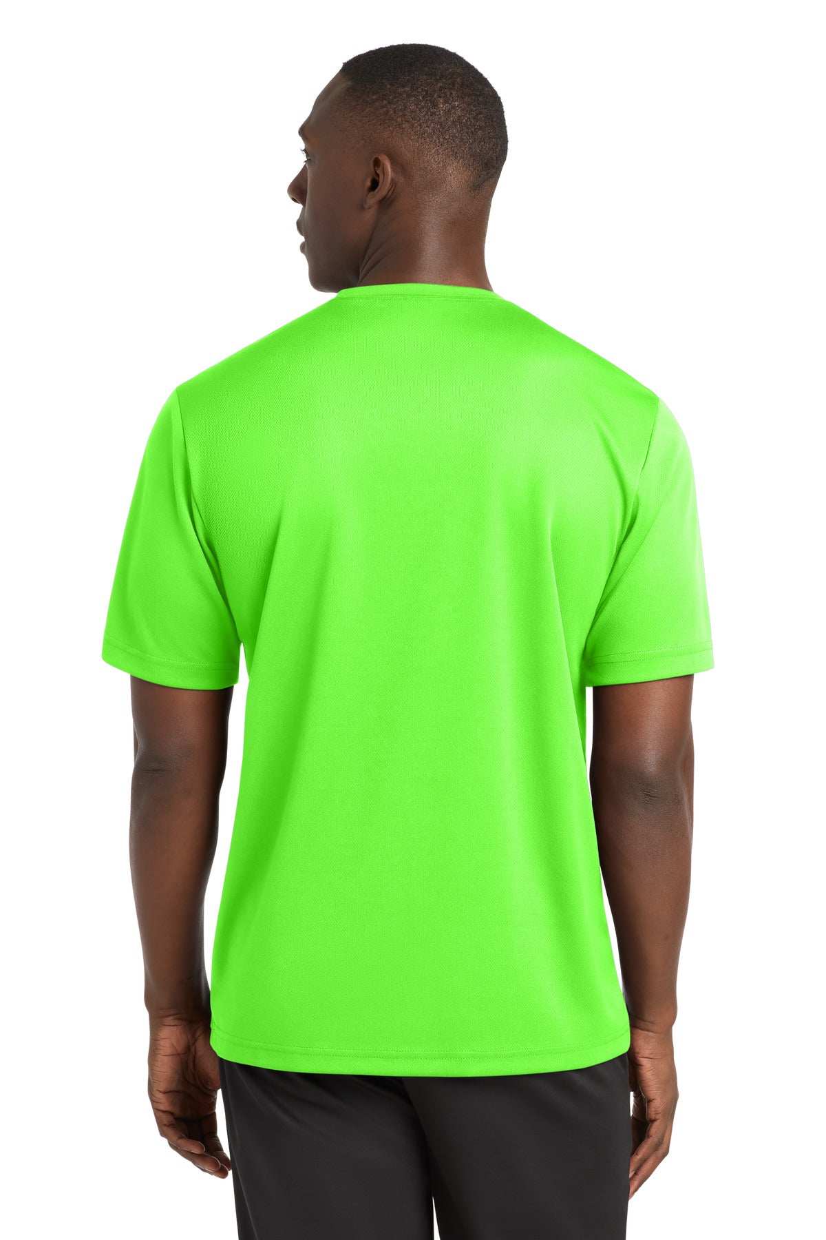 Sport-Tek PosiCharge RacerMesh Tee ST340 - Neon Green - Back