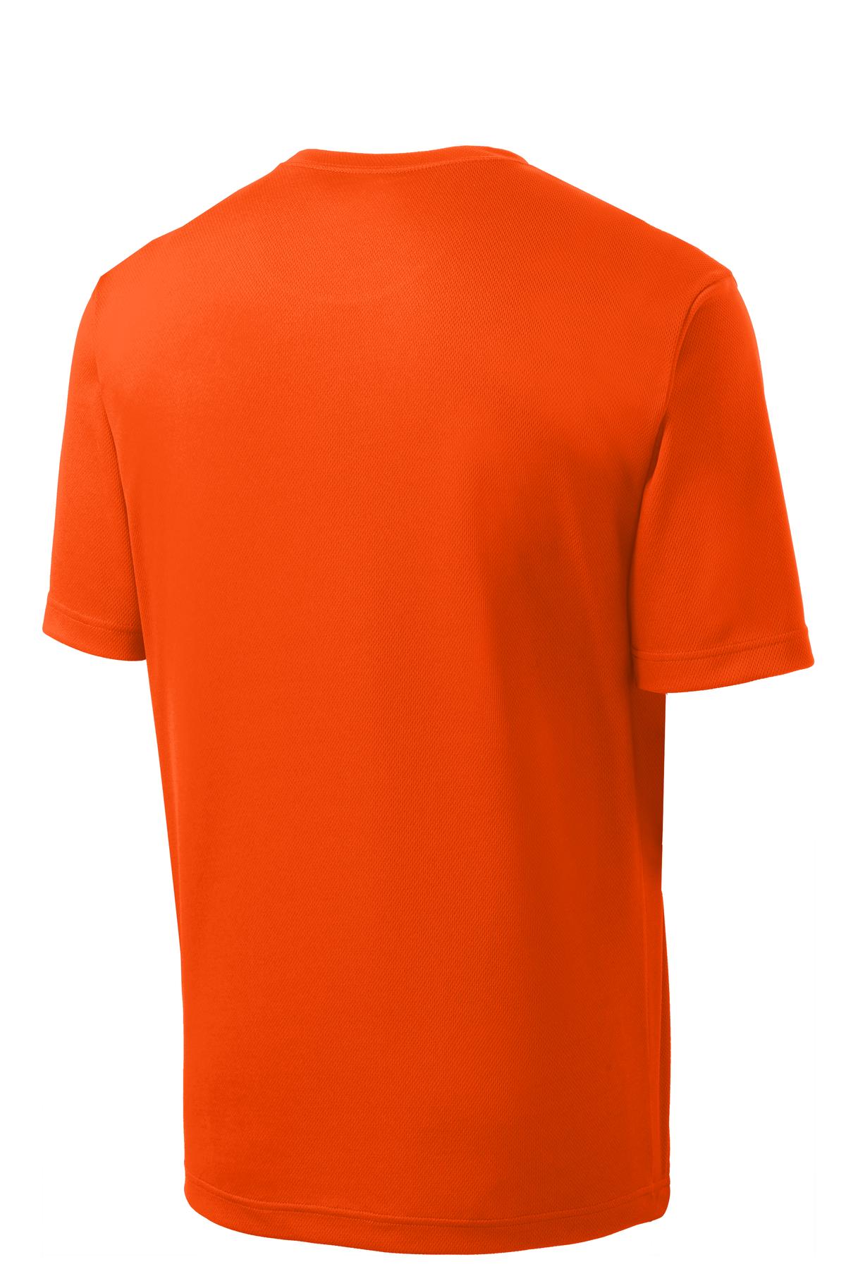 Sport-Tek PosiCharge RacerMesh Tee ST340 - Neon Orange - Back (flat)