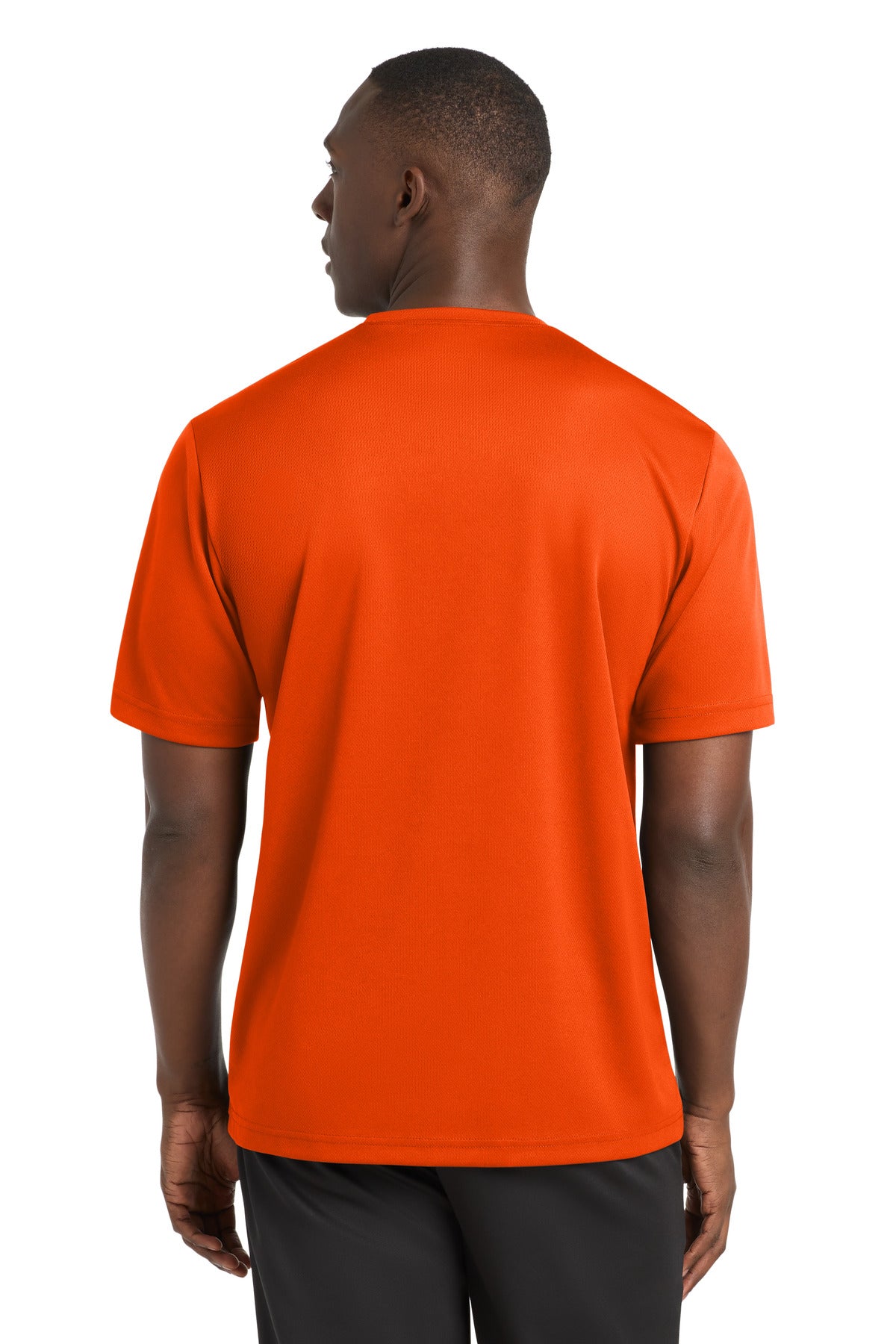 Sport-Tek PosiCharge RacerMesh Tee ST340 - Neon Orange - Back