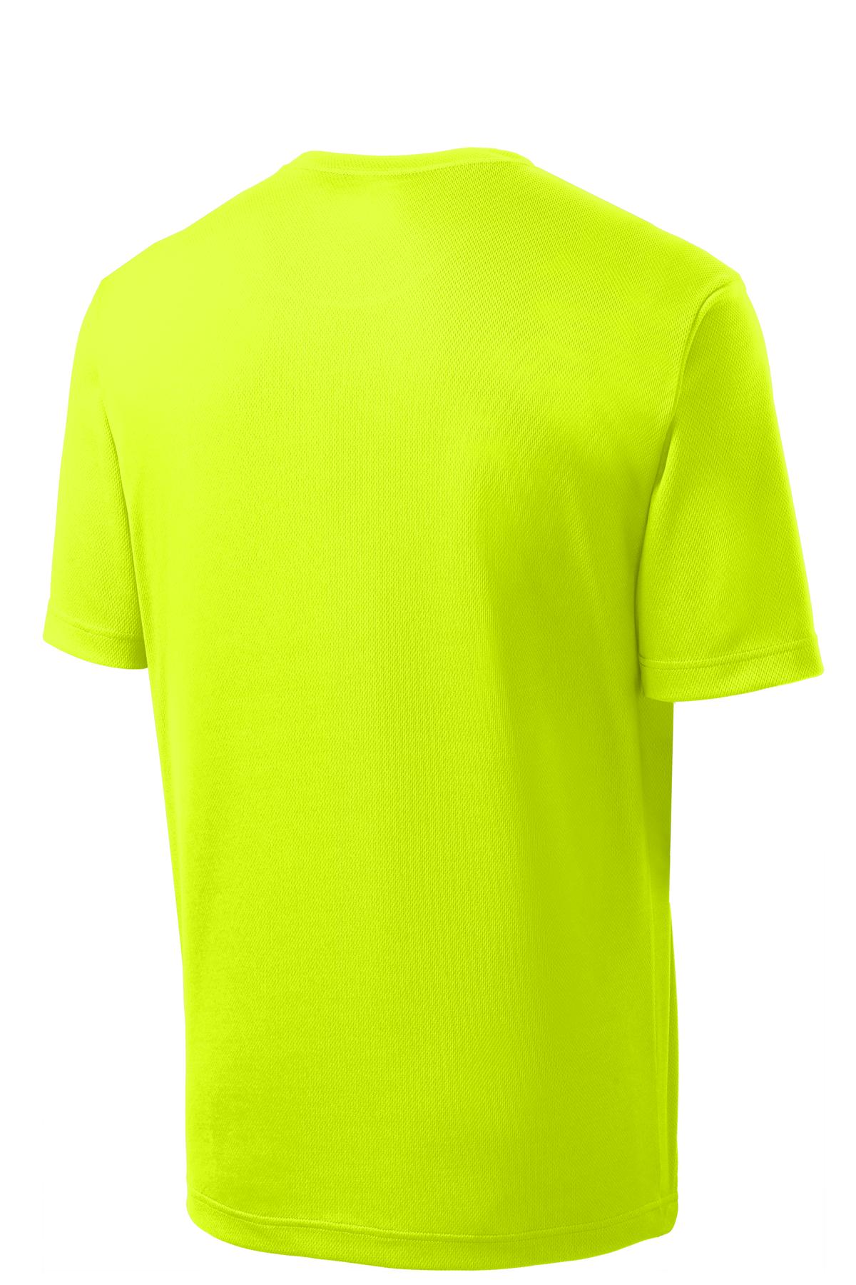 Sport-Tek PosiCharge RacerMesh Tee ST340 - Neon Yellow - Back (flat)