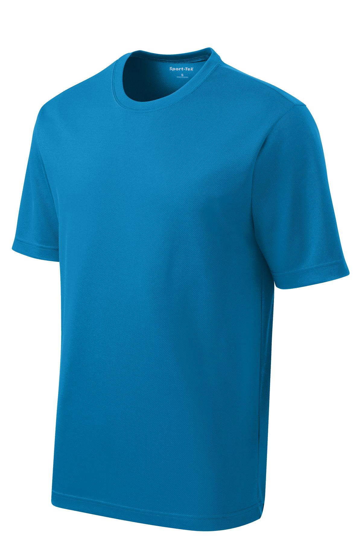 Sport-Tek PosiCharge RacerMesh Tee ST340 - Pond Blue - Front (flat)