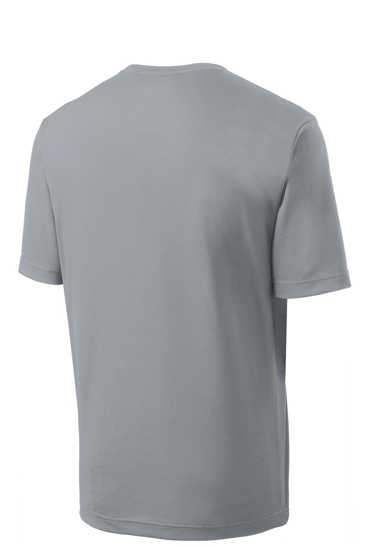 Sport-Tek PosiCharge RacerMesh Tee ST340 - Silver - Back (flat)