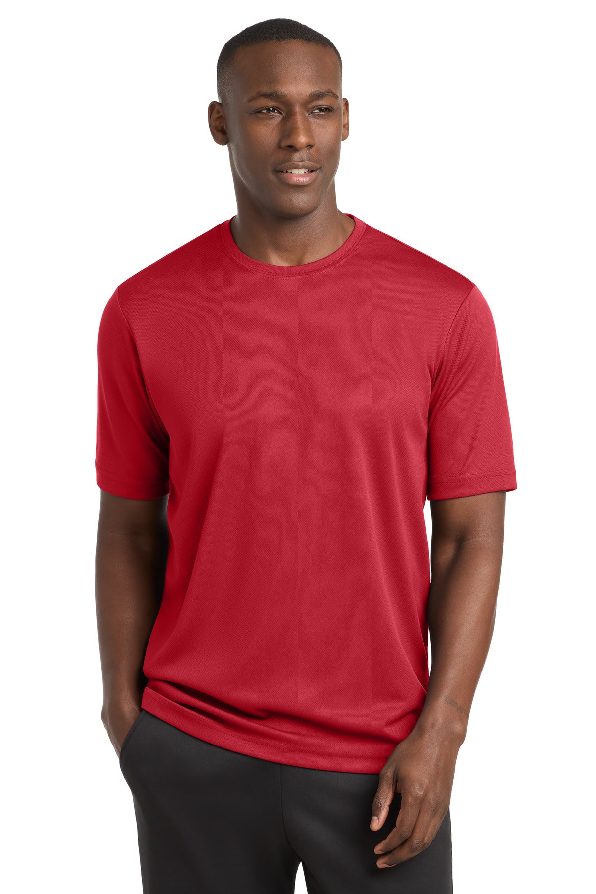 Sport-Tek PosiCharge RacerMesh Tee ST340 - True Red - Front