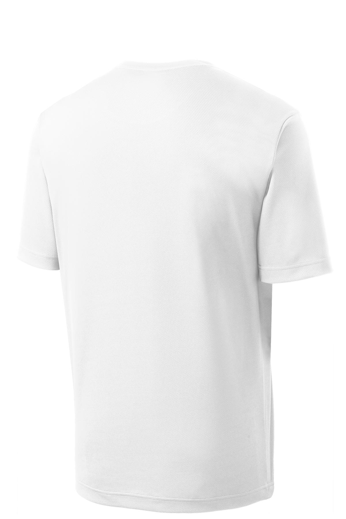 Sport-Tek PosiCharge RacerMesh Tee ST340 - White - Back (flat)