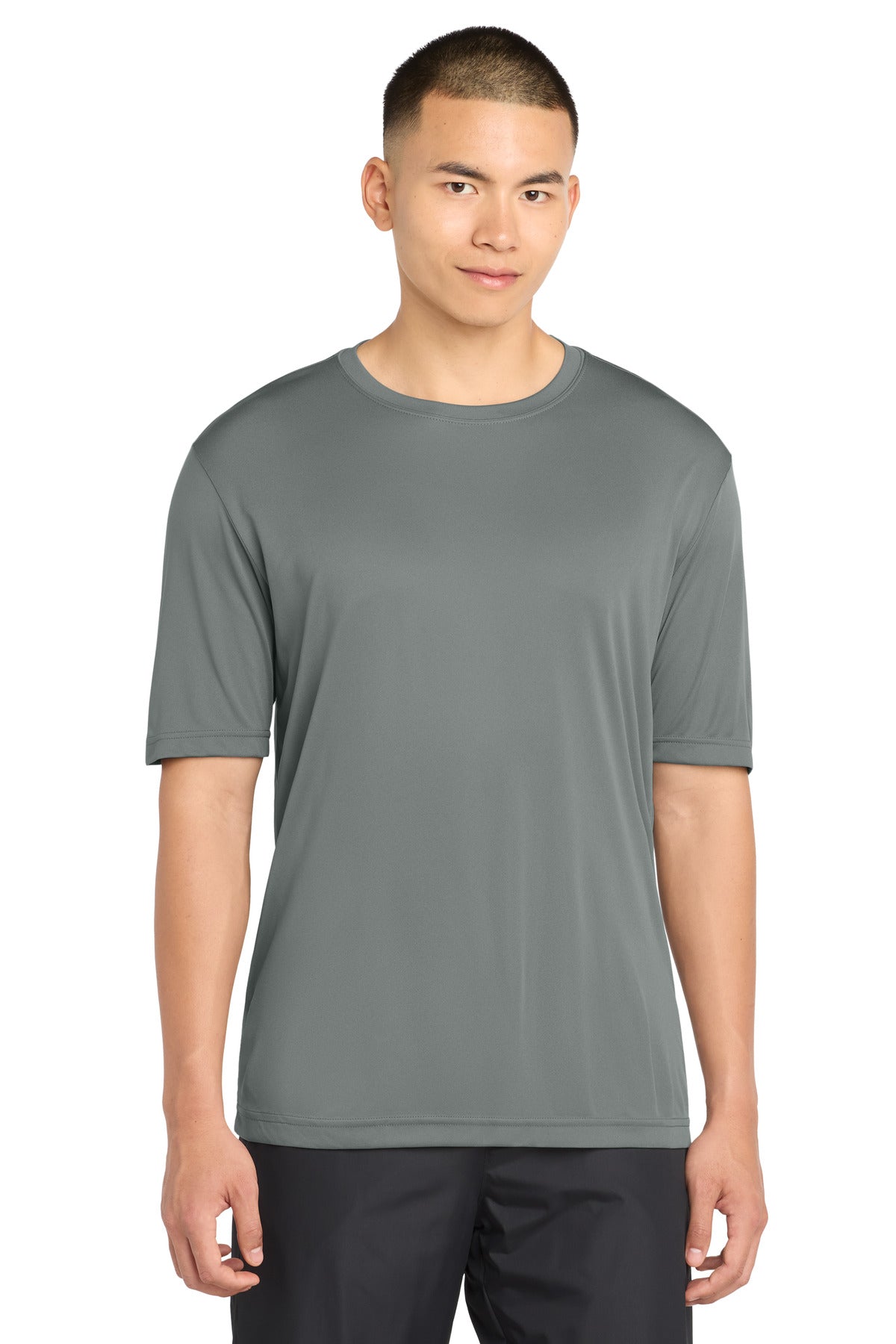Sport-Tek PosiCharge Competitor Tee ST350 - Grey Concrete - Front