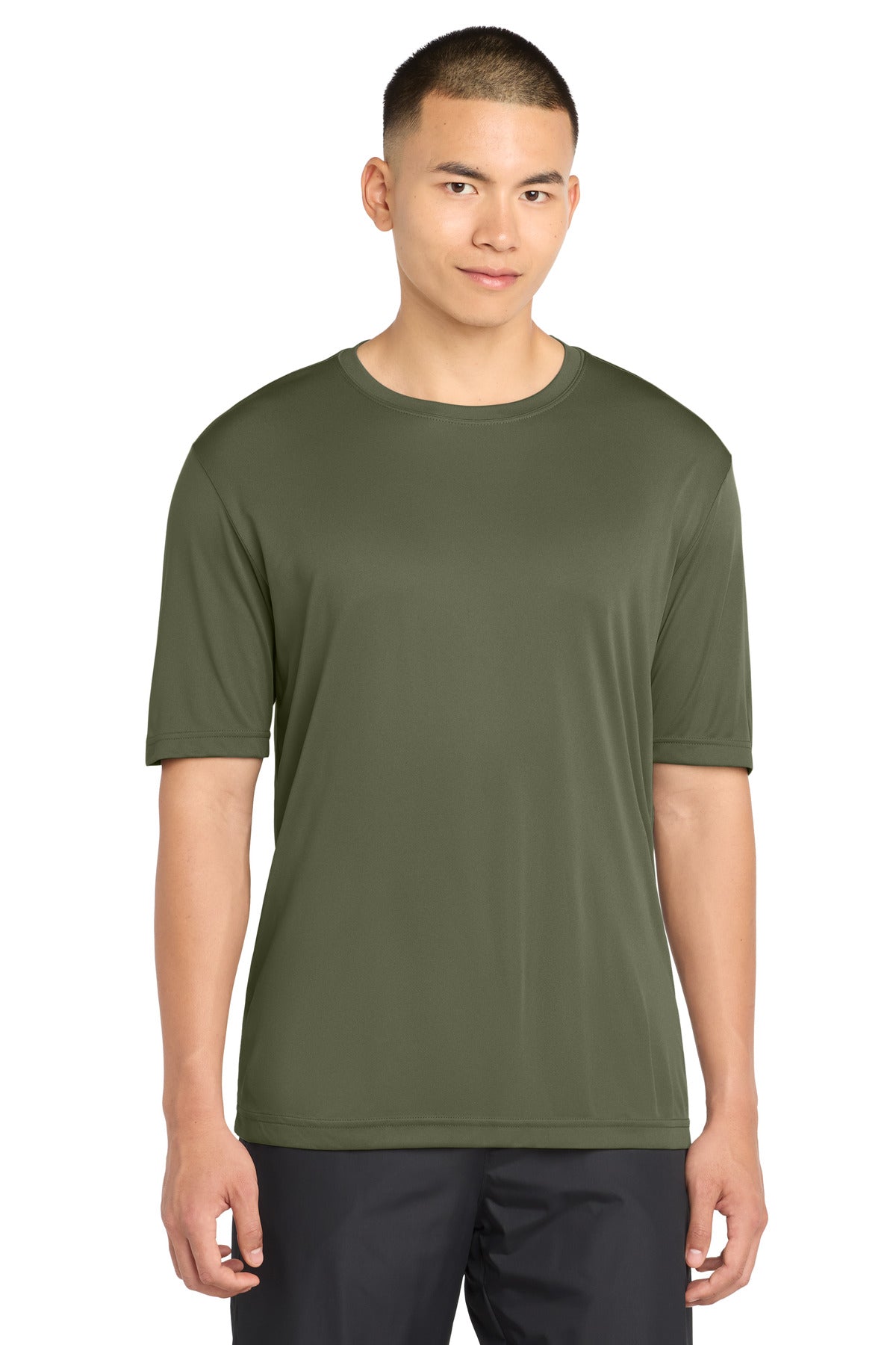 Sport-Tek PosiCharge Competitor Tee ST350 - Olive Drab Green - Front