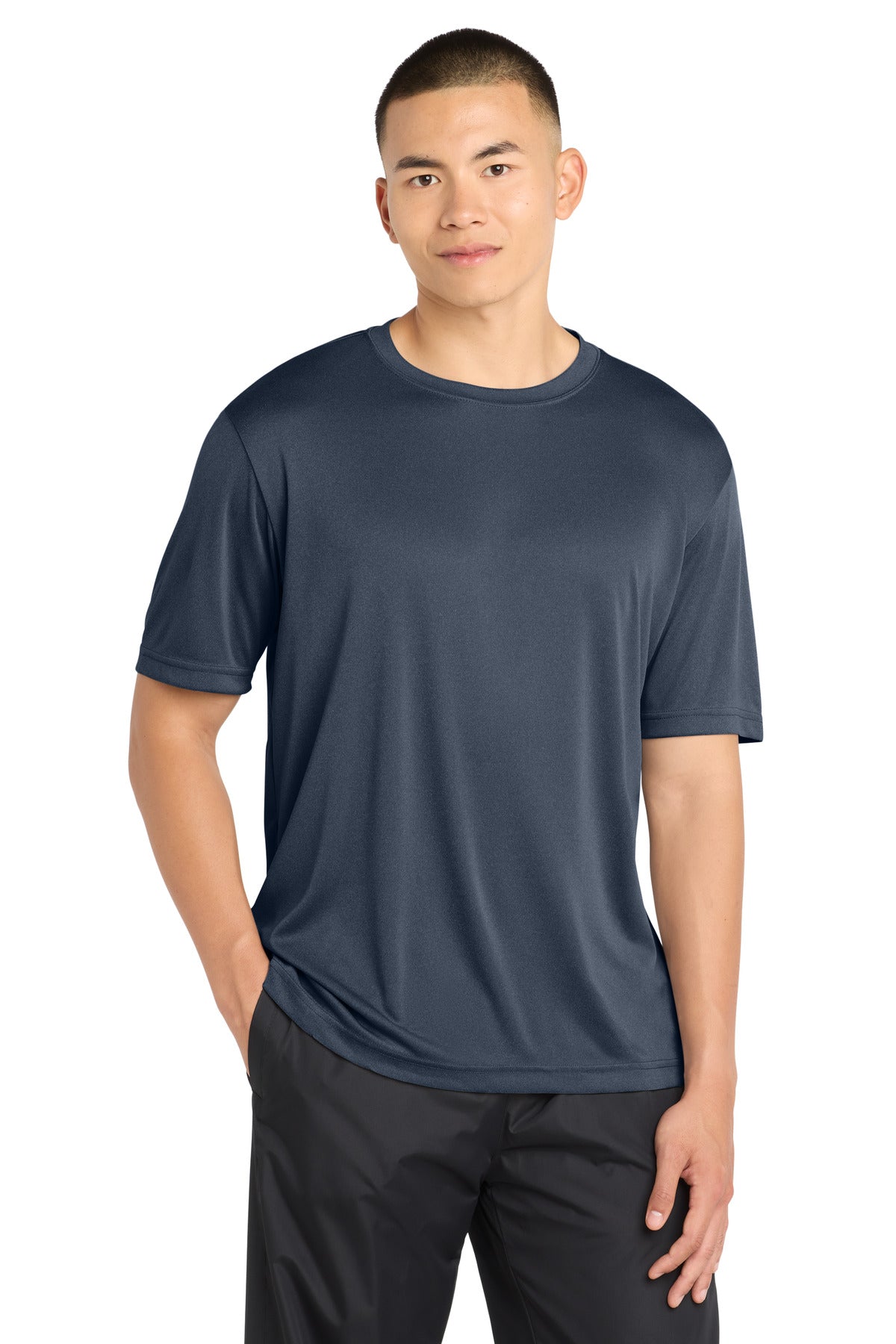 Sport-Tek PosiCharge Competitor Tee ST350 - True Navy Heather - Front