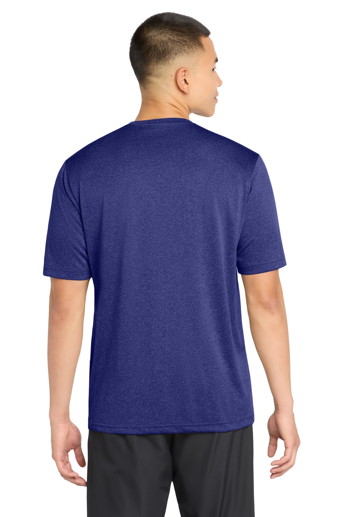 Sport-Tek Heather Contender Tee ST360 - Cobalt Heather - Back