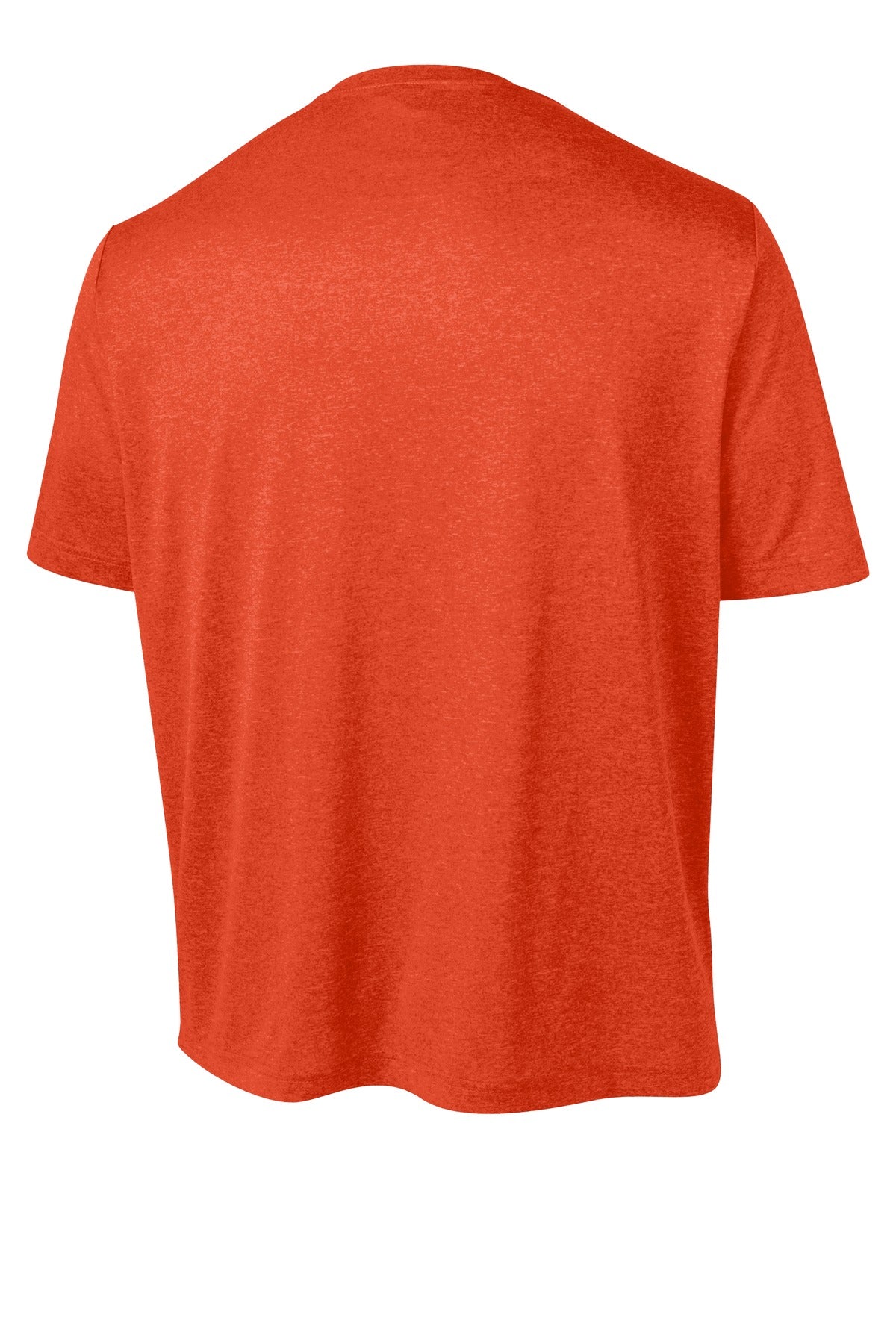 Sport-Tek Heather Contender Tee ST360 - Deep Orange Heather - Back (flat)