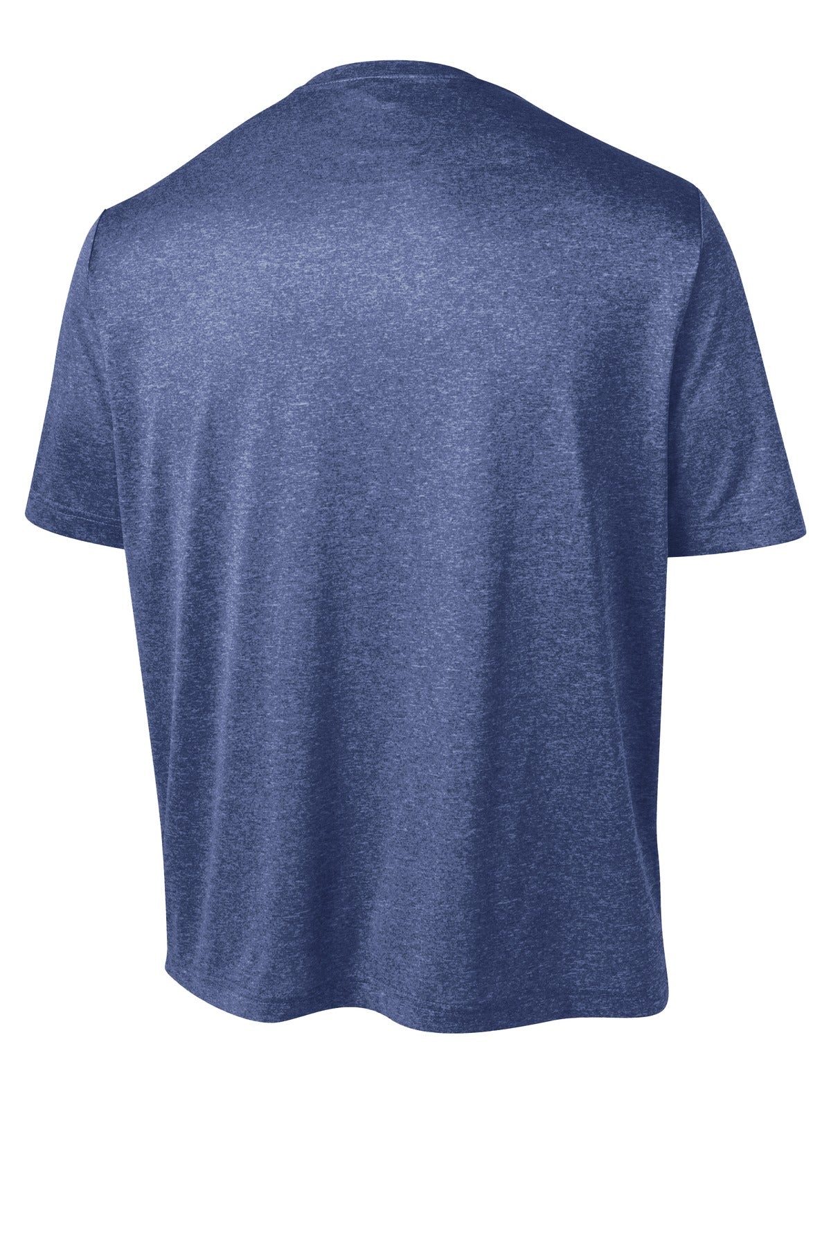 Sport-Tek Heather Contender Tee ST360 - True Royal Heather - Back (flat)