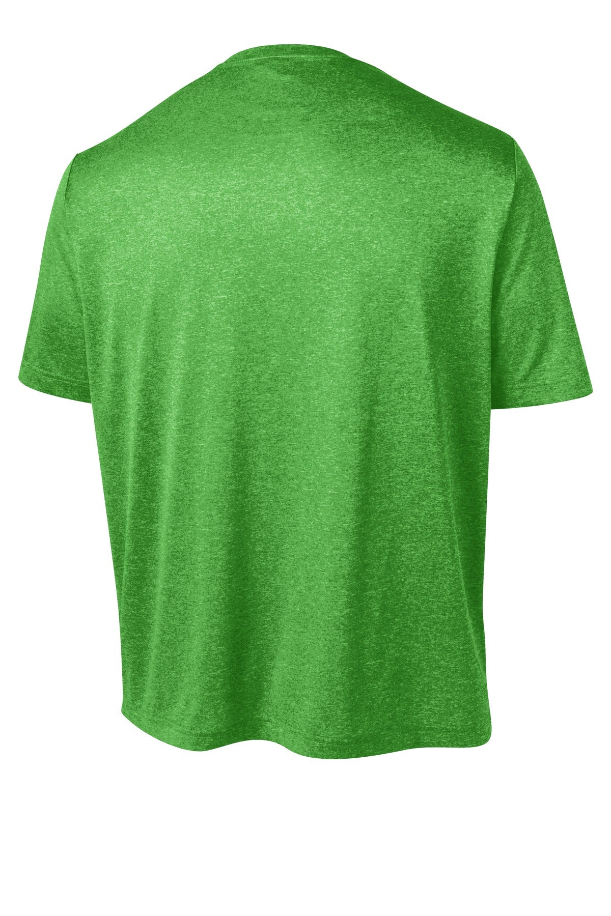 Sport-Tek Heather Contender Tee ST360 - Turf Green Heather - Back (flat)
