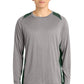 Sport-Tek ®  Long Sleeve Heather Colorblock Contender ™  Tee. ST361LS