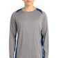 Sport-Tek ®  Long Sleeve Heather Colorblock Contender ™  Tee. ST361LS