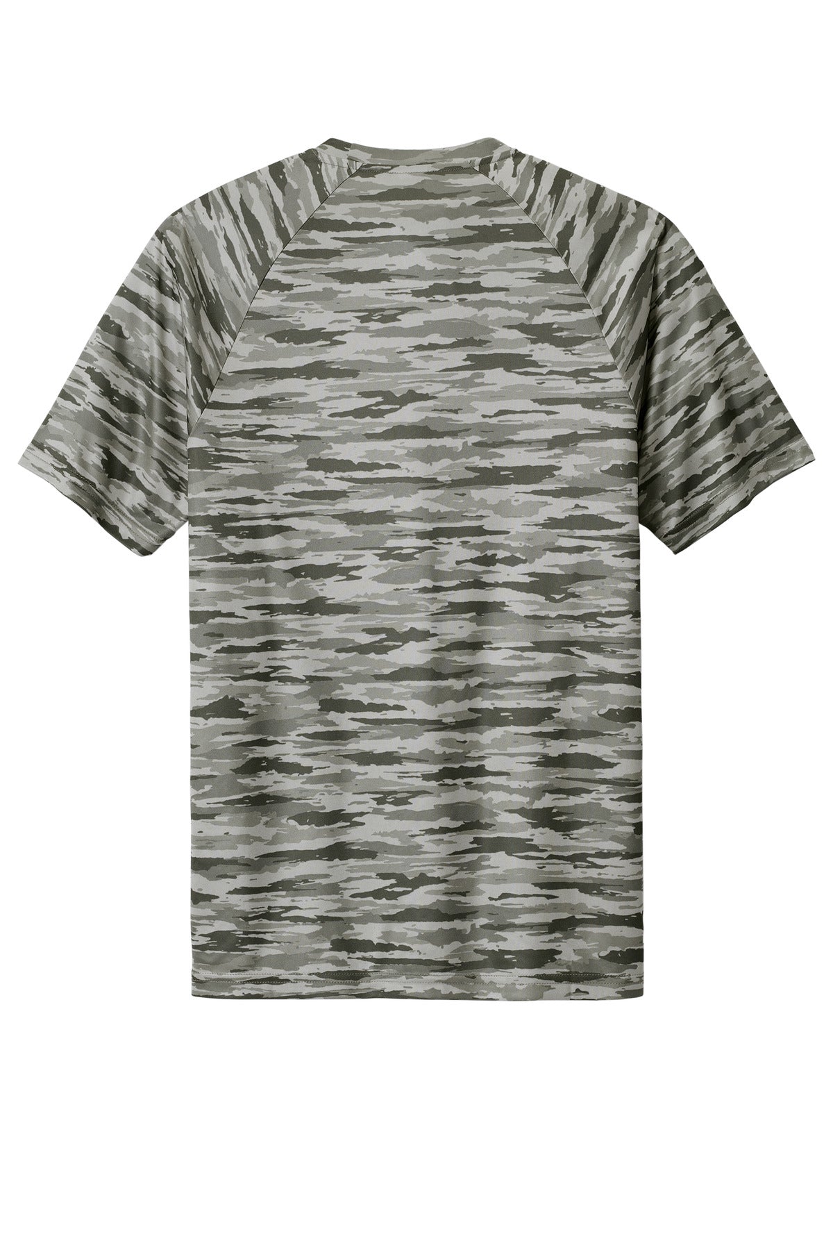 Sport-Tek Drift Camo Tee ST375 - Silver - Back (flat)