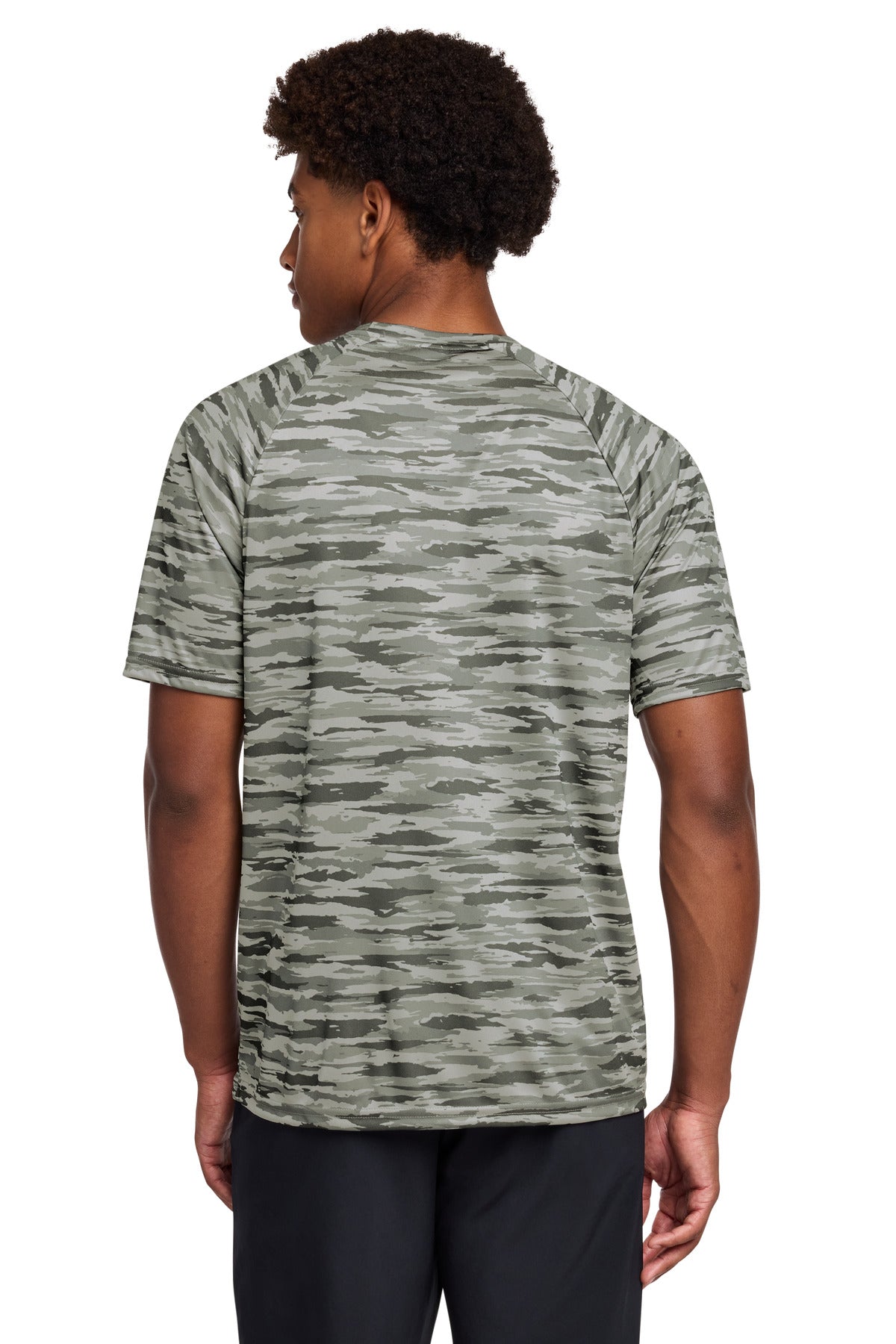 Sport-Tek Drift Camo Tee ST375 - Silver - Back