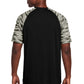 Sport-Tek Drift Camo Colorblock Tee ST376 - Black - Back