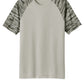 Sport-Tek Drift Camo Colorblock Tee ST376 - Silver - Front (flat)