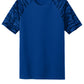 Sport-Tek Drift Camo Colorblock Tee ST376 - True Royal - Front (flat)