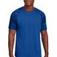 Sport-Tek Drift Camo Colorblock Tee ST376 - True Royal - Front