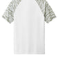 Sport-Tek Drift Camo Colorblock Tee ST376 - White - Back (flat)