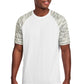 Sport-Tek Drift Camo Colorblock Tee ST376 - White - Front