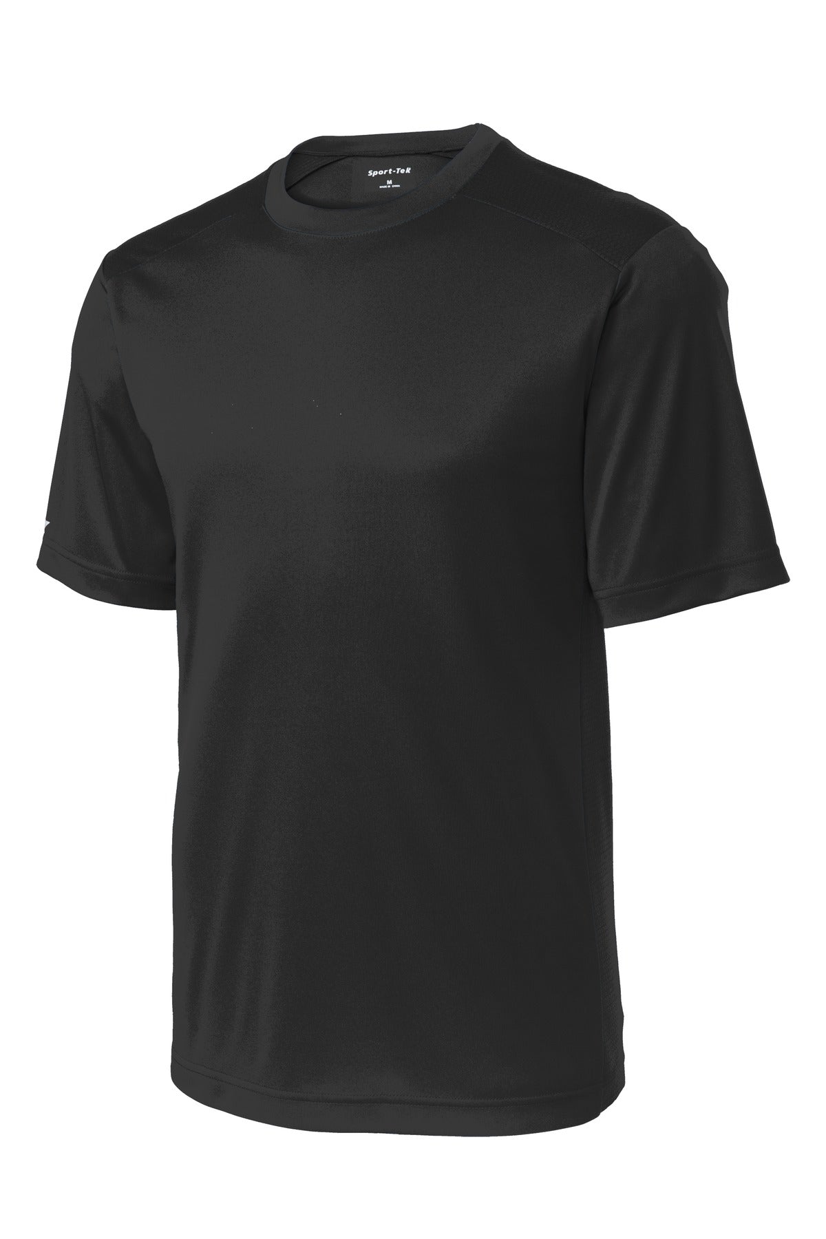 Sport-Tek PosiCharge Elevate Tee ST380 - Black - Front (flat)