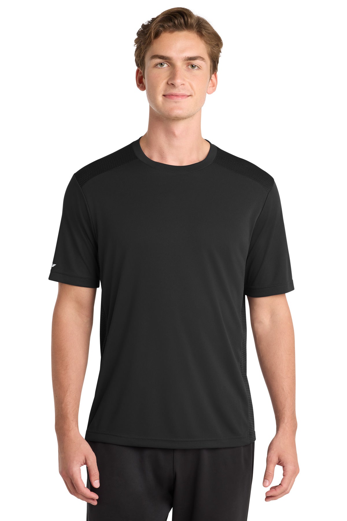 Sport-Tek PosiCharge Elevate Tee ST380 - Black - Front