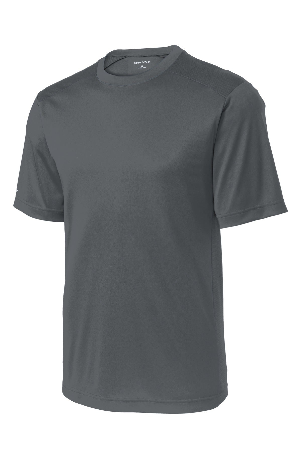 Sport-Tek PosiCharge Elevate Tee ST380 - Iron Grey - Front (flat)