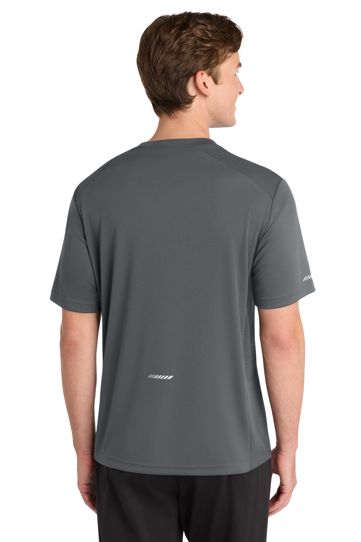 Sport-Tek PosiCharge Elevate Tee ST380 - Iron Grey - Back