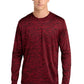 Sport-Tek  ®  PosiCharge  ®  Long Sleeve Electric Heather Tee. ST390LS