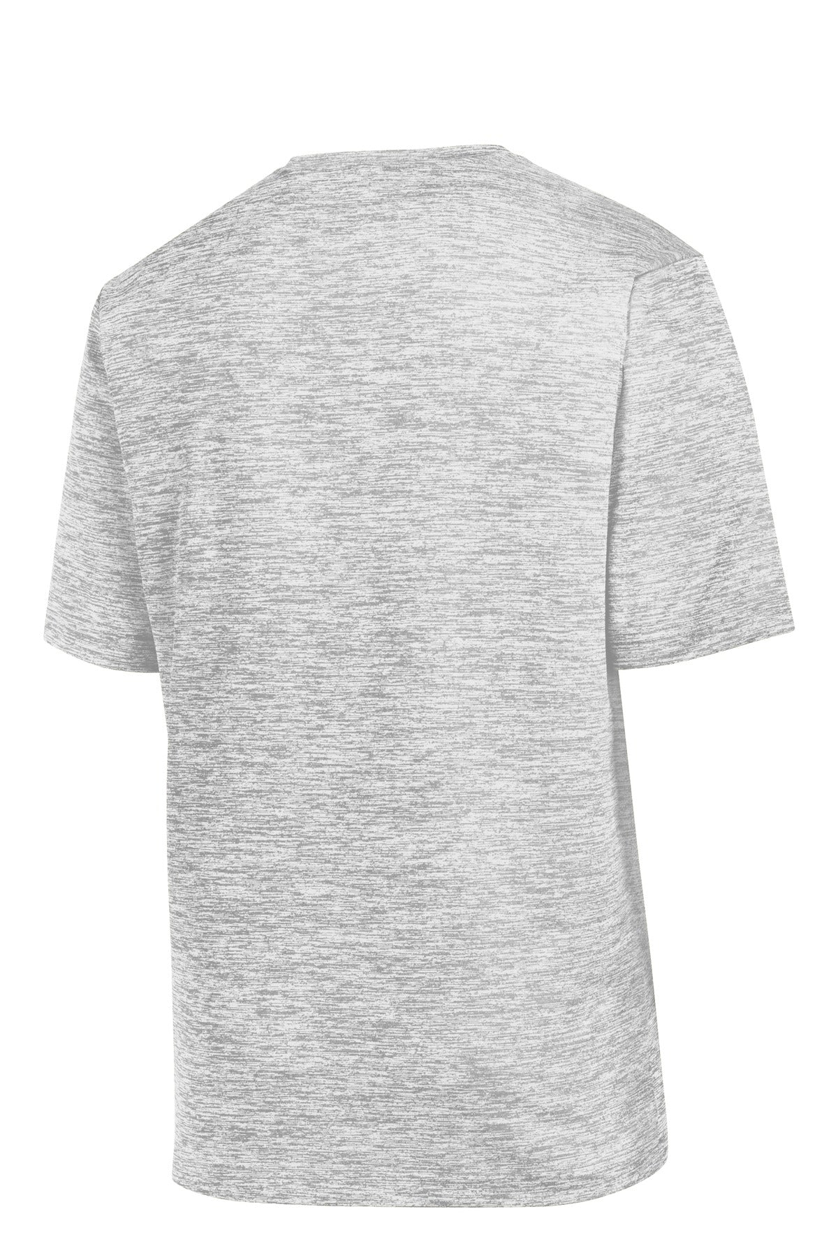 Sport-Tek PosiCharge Electric Heather Tee ST390 - Silver Electric - Back (flat)