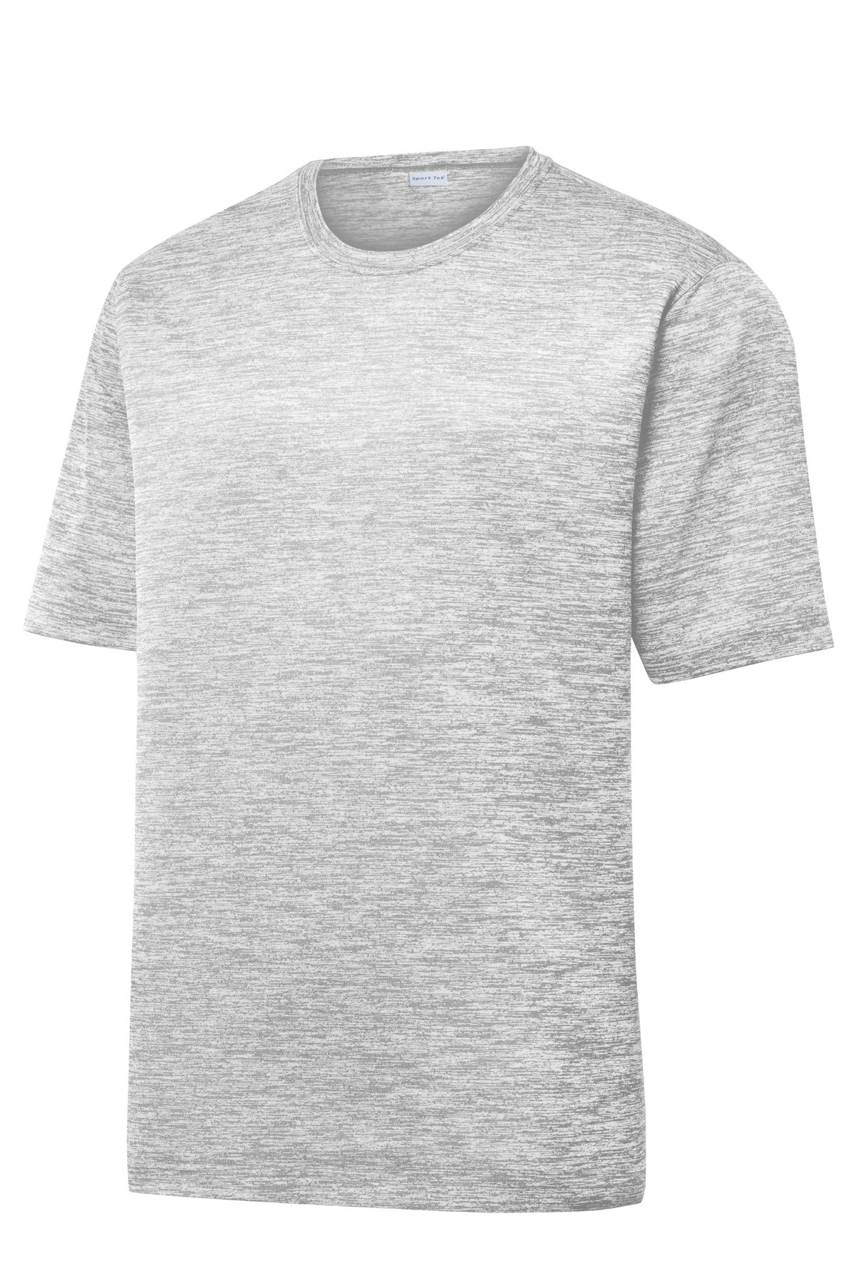 Sport-Tek PosiCharge Electric Heather Tee ST390 - Silver Electric - Front (flat)