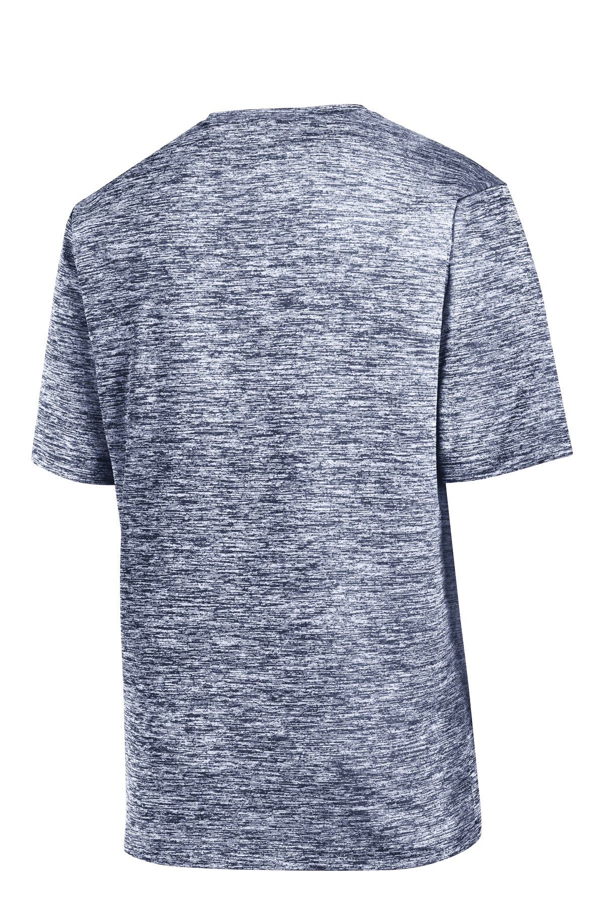 Sport-Tek PosiCharge Electric Heather Tee ST390 - True Navy Electric - Back (flat)