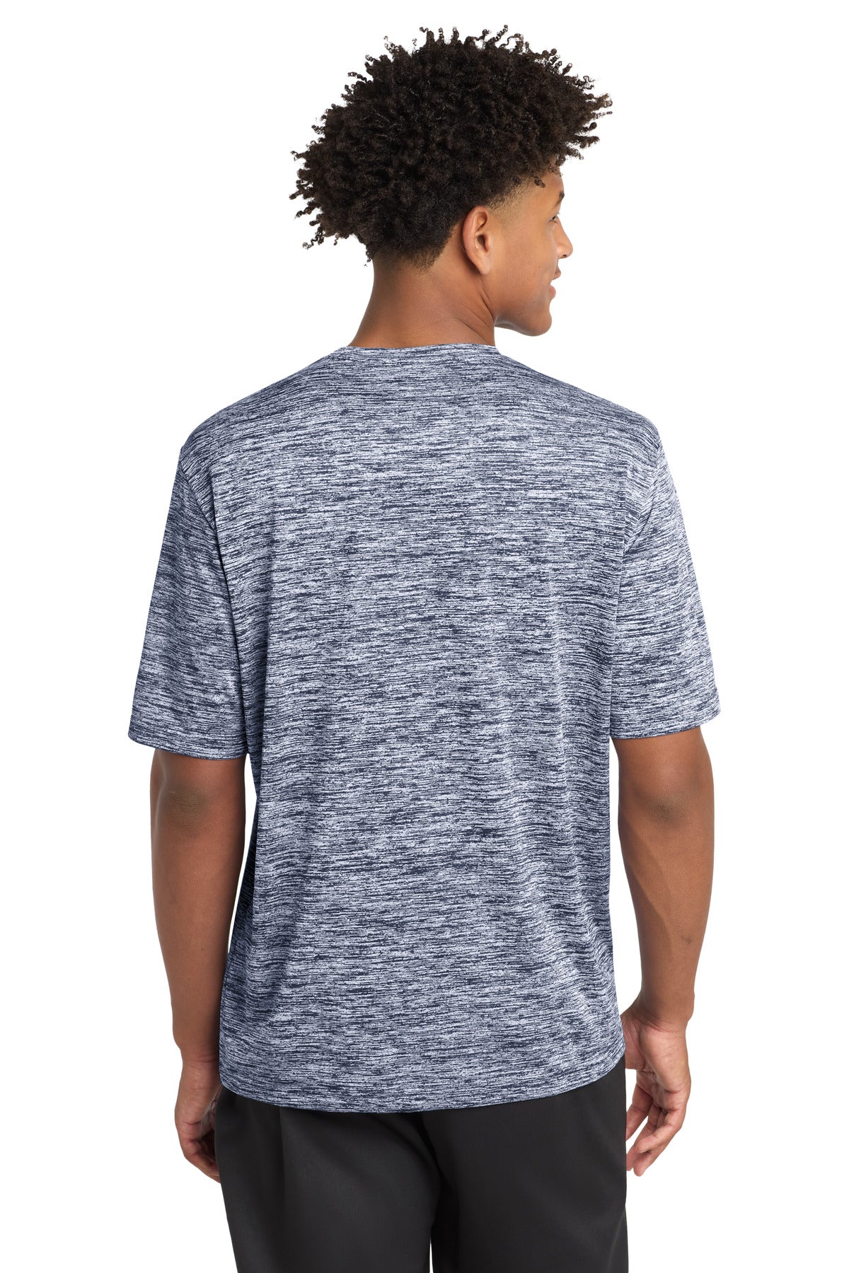 Sport-Tek PosiCharge Electric Heather Tee ST390 - True Navy Electric - Back
