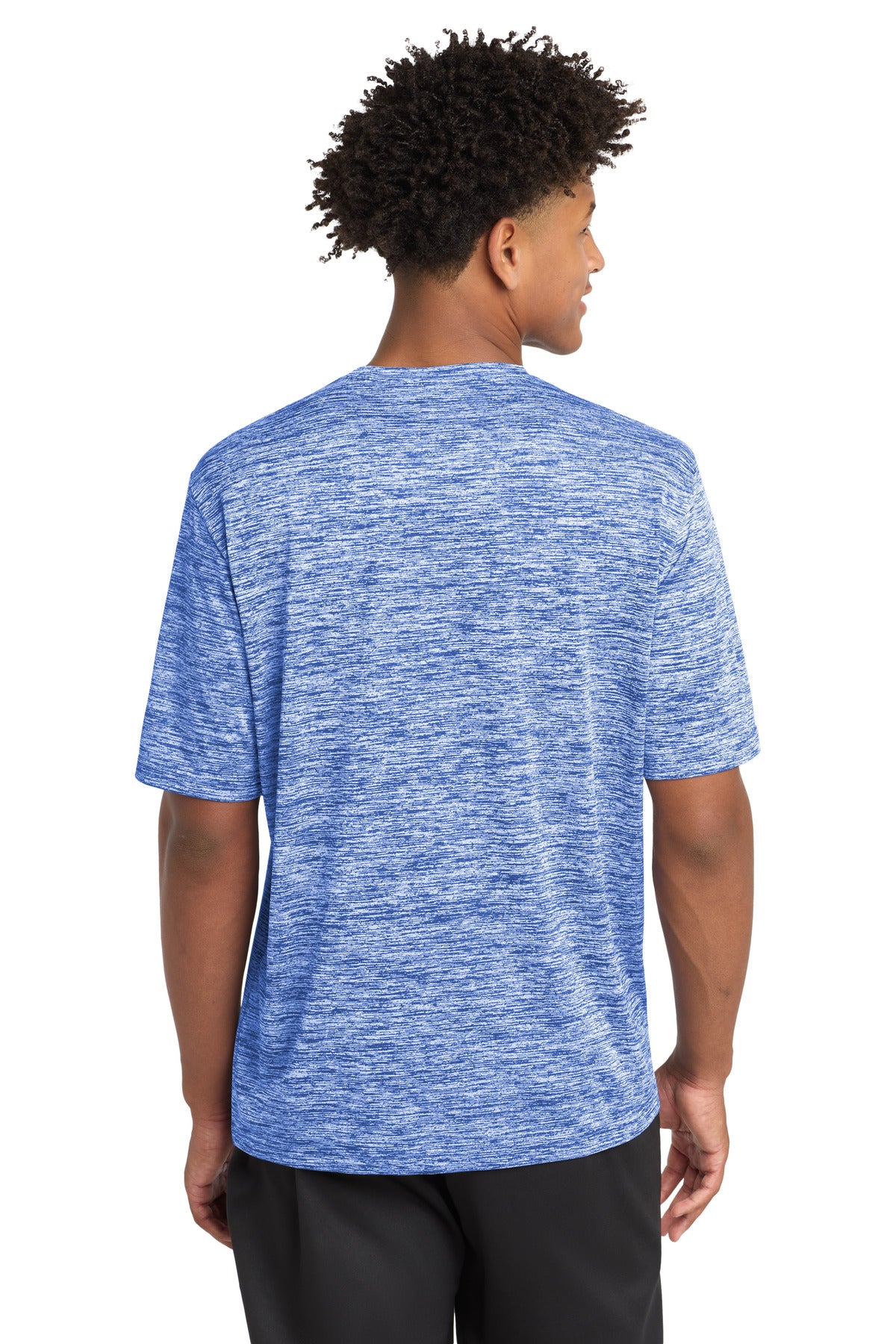Sport-Tek PosiCharge Electric Heather Tee ST390 - True Royal Electric - Back