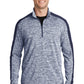 Sport-Tek ®  PosiCharge ®  Electric Heather Colorblock 1/4-Zip Pullover. ST397