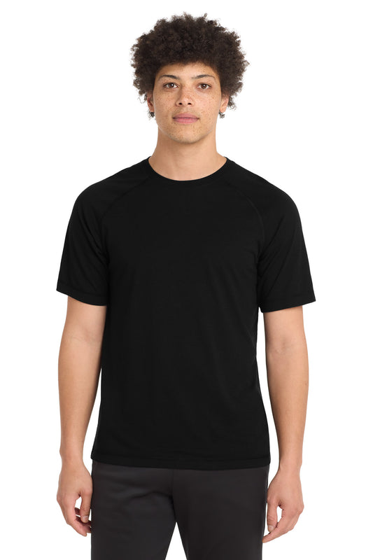 Sport-Tek  ®  PosiCharge  ®  Tri-Blend Wicking Raglan Tee. ST400