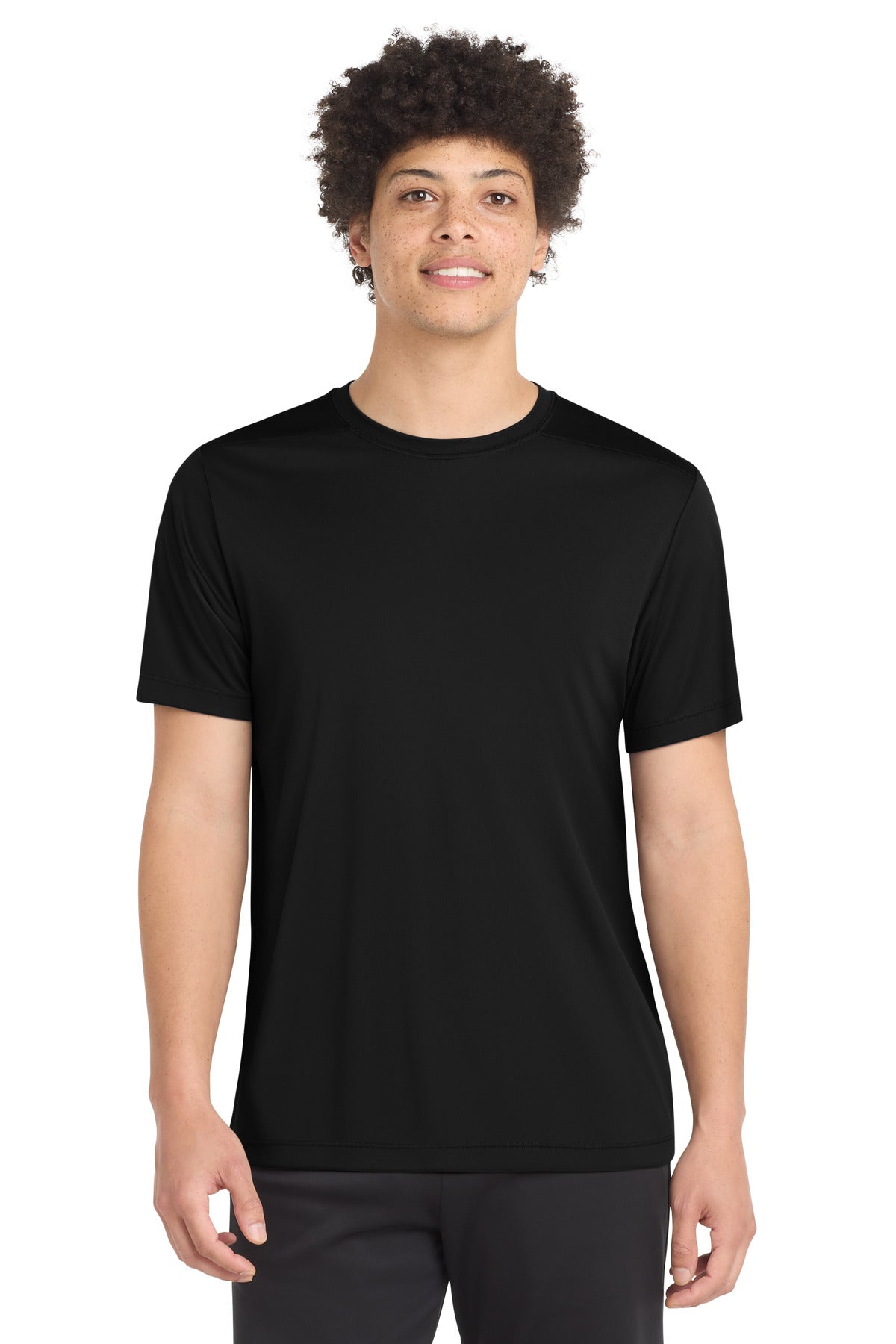 Sport-Tek Posi-UV Pro Tee ST420 - Black - Front