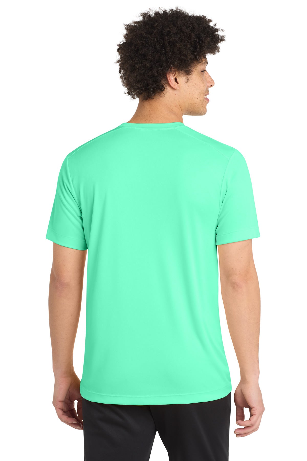 Sport-Tek Posi-UV Pro Tee ST420 - Bright Seafoam - Back