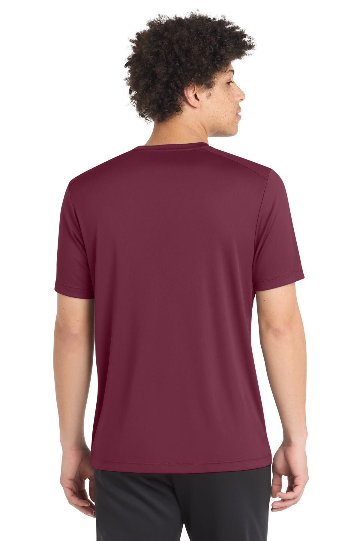Sport-Tek Posi-UV Pro Tee ST420 - Cardinal - Back